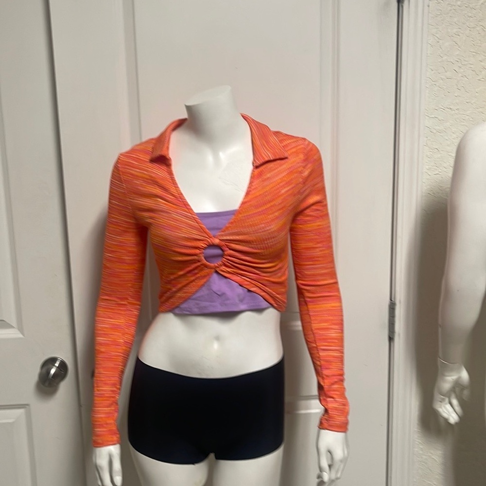 Orange rue21 top